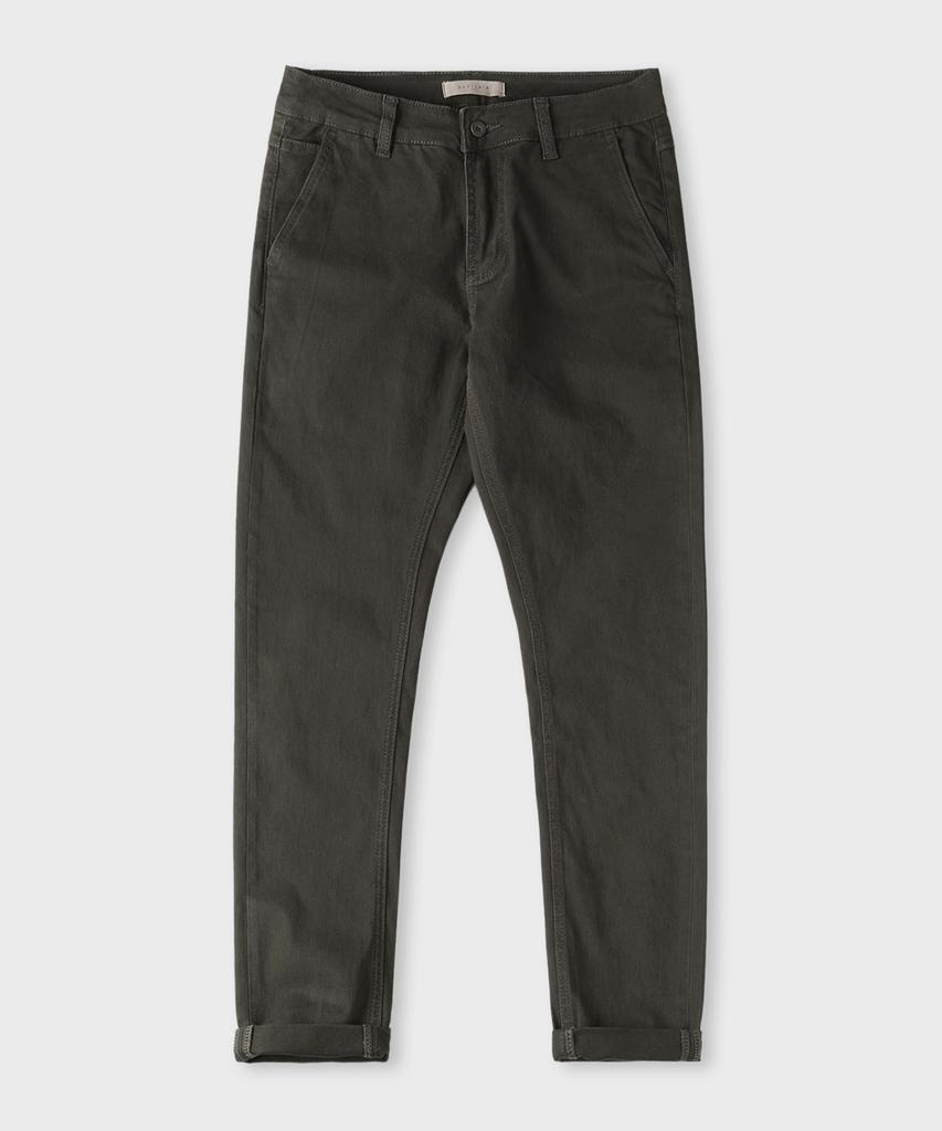 PANICALE Khaki Cotton Chino Pants