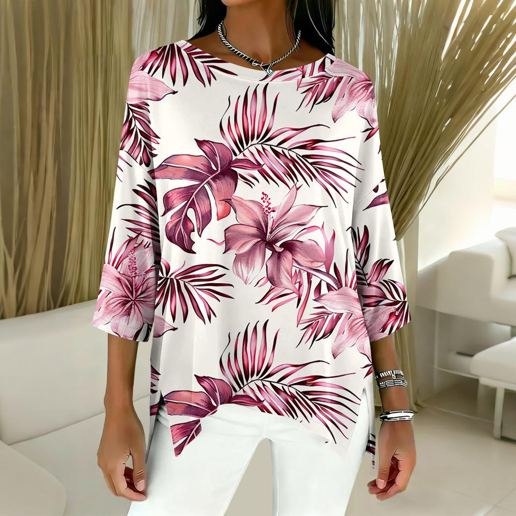 Women's 3/4 Sleeve Shirts Graphic Tees Shirts Casual Basic Tops Pullovers
