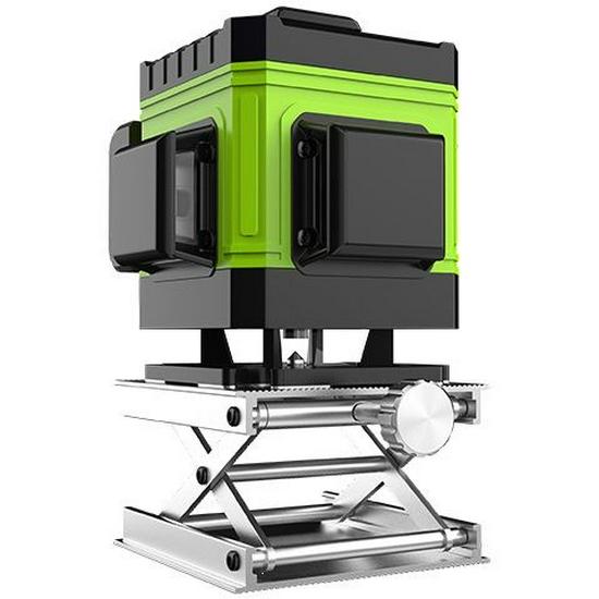 High Precision 12/16 Line Green Light Infrared Laser Level for Walls and Floors with Automatic Leveling