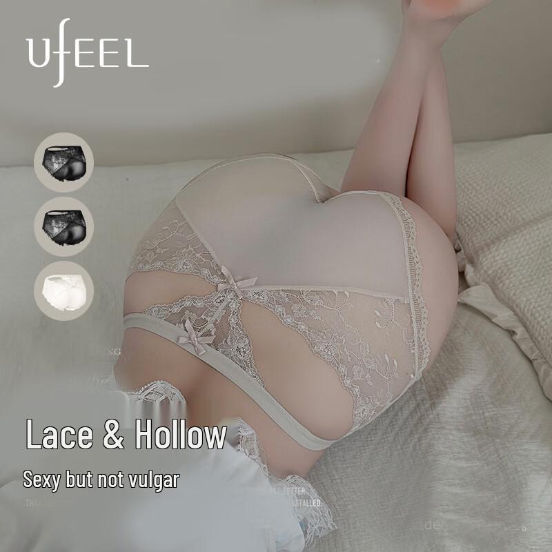 UFEEL Women's French Mesh Lace Panties