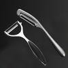 Stainless Steel Vegetable Peeler, Y Style And Straight Swivel Peeler, Heavy Duty Metal Peeler for Potato Apples Carrot, Kitchen Tool