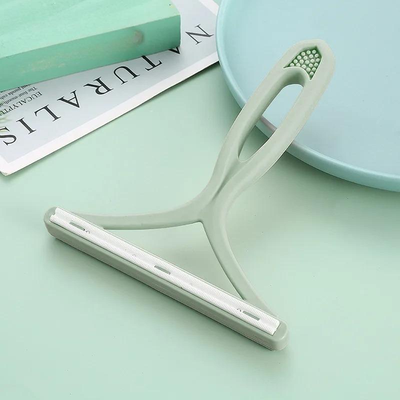 Reusable Manual Lint Scraper Portable Pet Fur Remover Brush Efficiently Remove Fuzz Pills Dog Cat Hair for Clothing Sofa Carpet