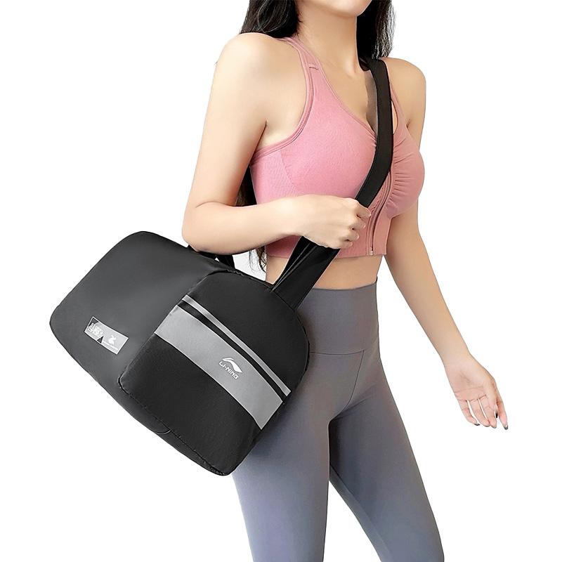 New LiNing Polyester Swim Bag Unisex Black LNBV710