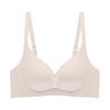Smooth Traceless Soft Support Base Simple Adjustment Underwear Summer Thin Women Gather Big Breasts Show Small Bra