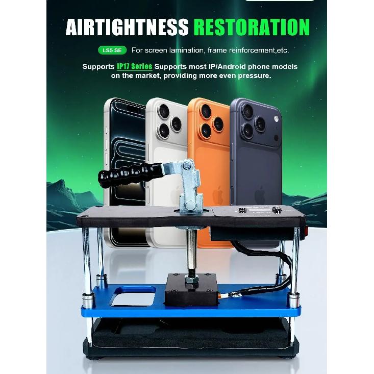 RELIFE LS5 SE Bidirectional Hot Pressure Platform for Mobile Phone Back Cover Bracket Repair Heating Pressure Tool