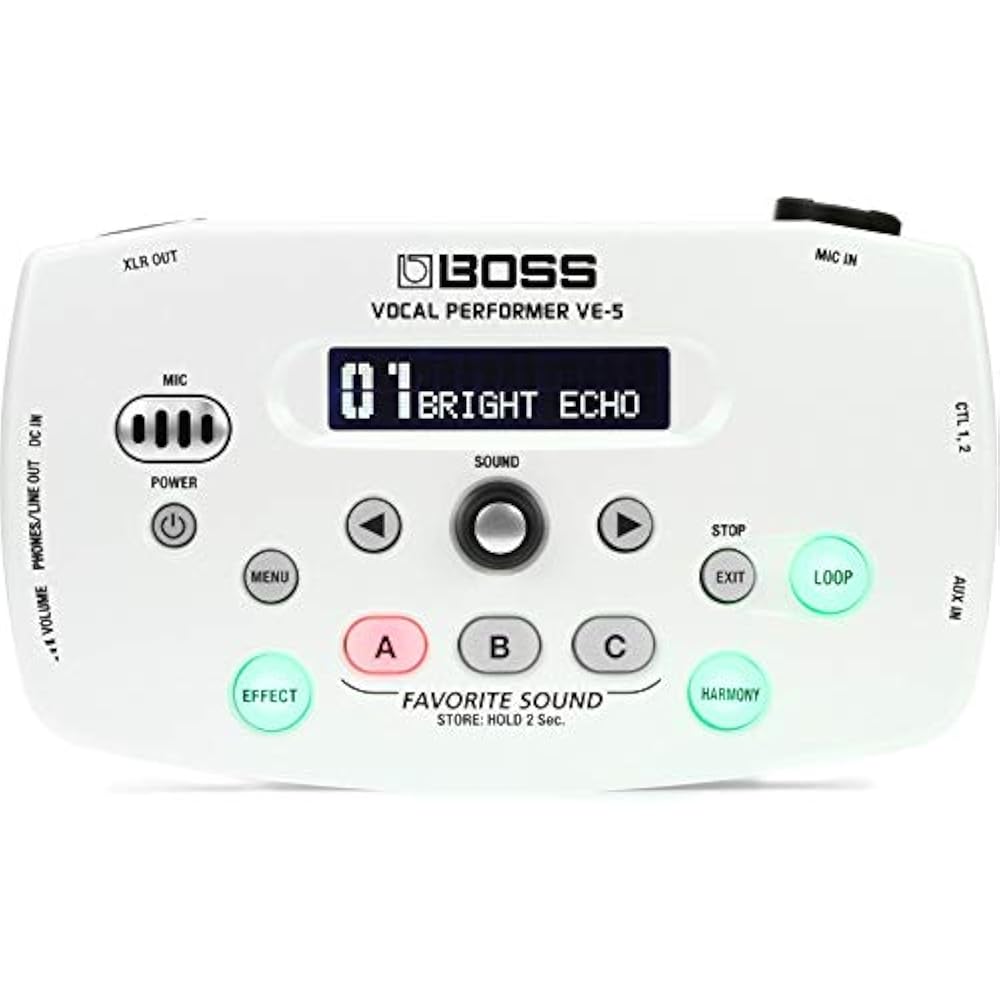 BOSS (Boss) Vocal Performer VE-5-WH