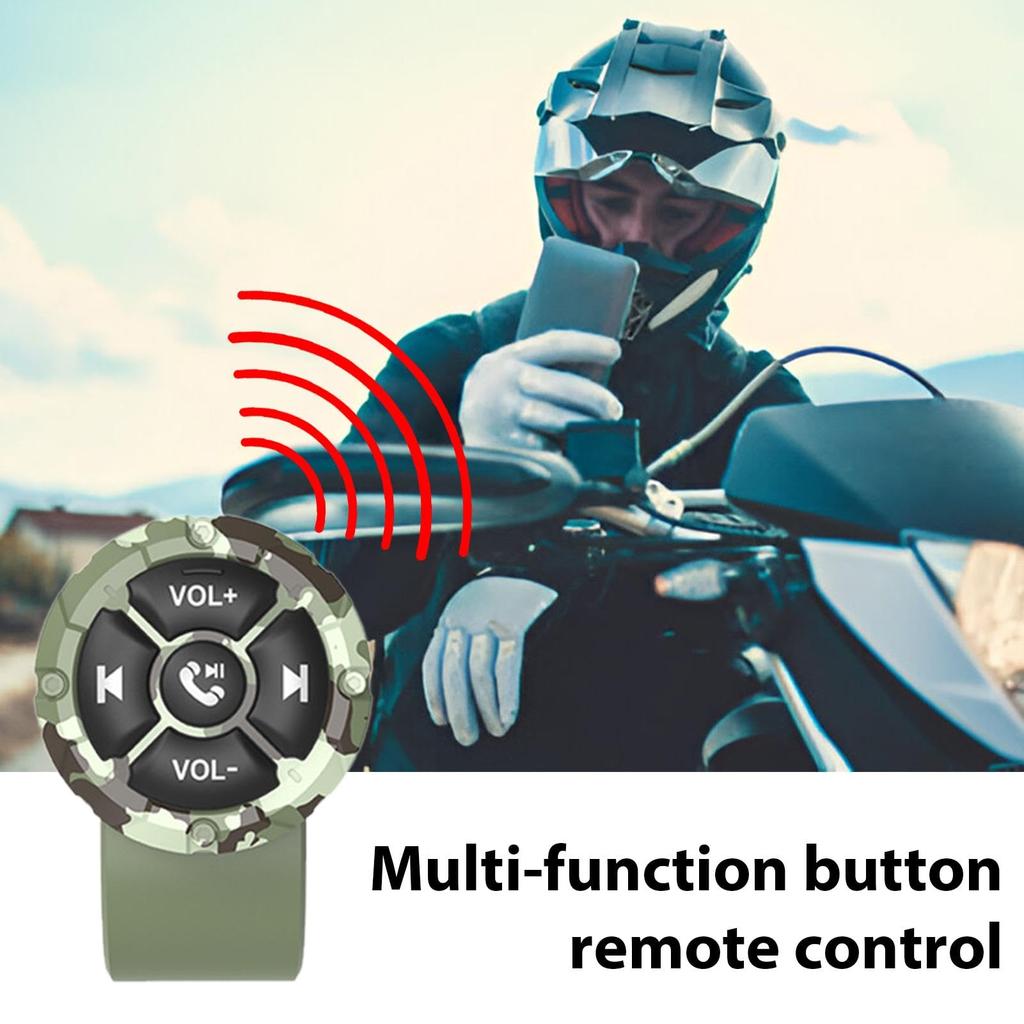 Steering Wheel Control Button - Wireless Control for Calls, Music, Navigation | Multi-function Control,