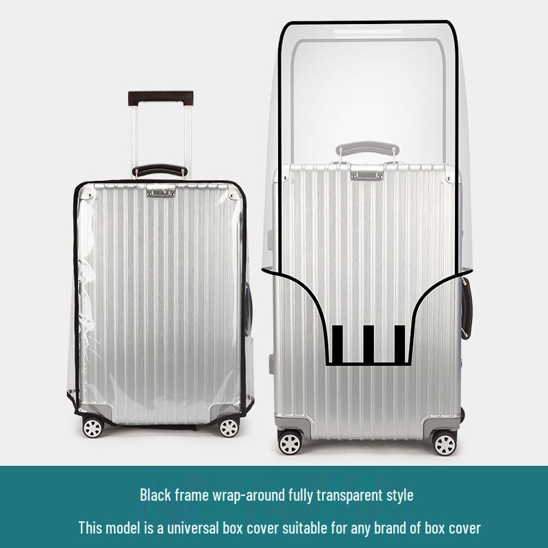 Transparent, Thick, Wear-Resistant Waterproof Luggage Cover for 20/24/26/28 Inch Suitcases