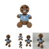 Kick The Buddy Plush Toy Crystal Soft Fur, Brown, 30cm Height, Pp Cotton Filling