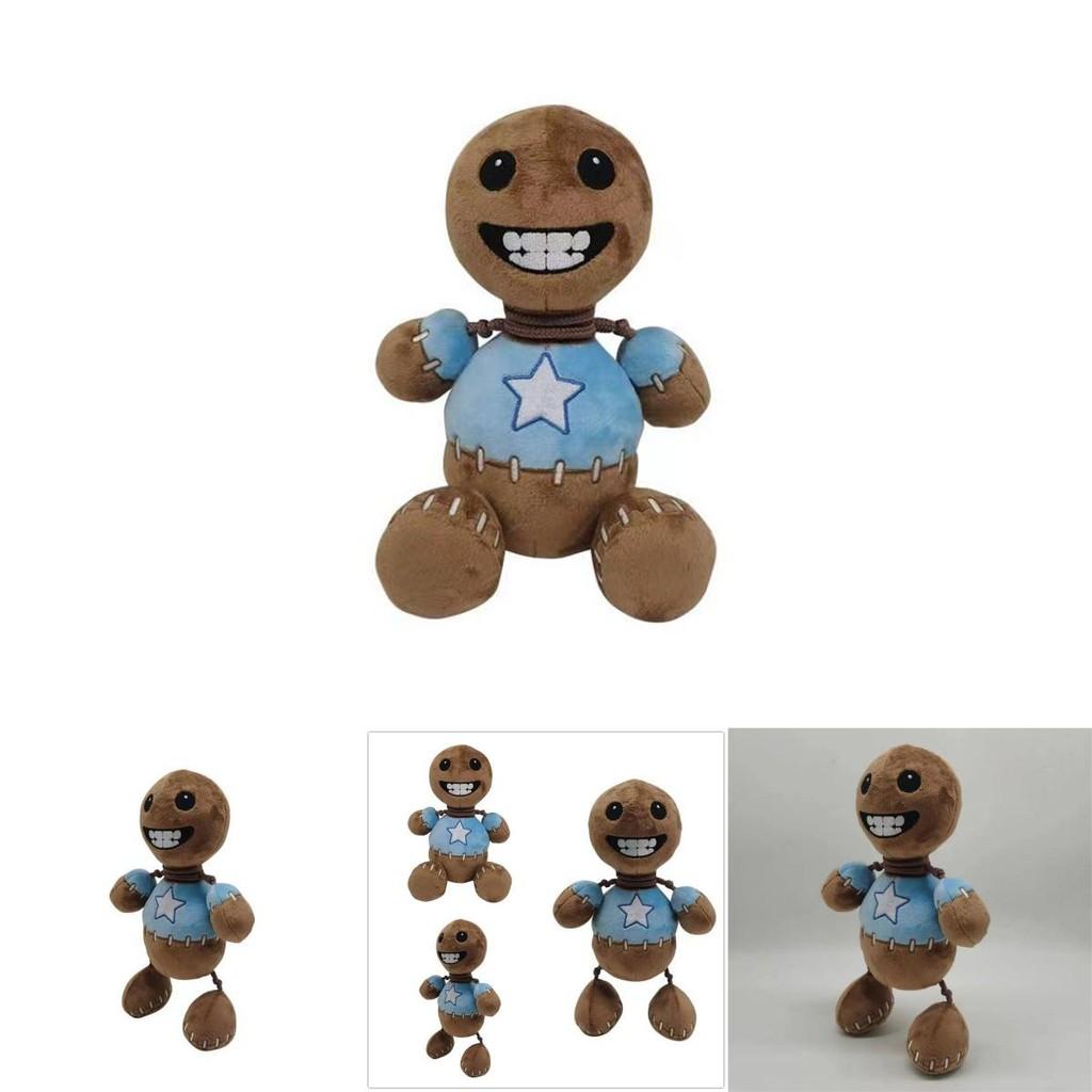 Kick The Buddy Plush Toy Crystal Soft Fur, Brown, 30cm Height, Pp Cotton Filling
