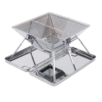 Portable Stainless Steel Outdoor BBQ Grills & Fire Pits