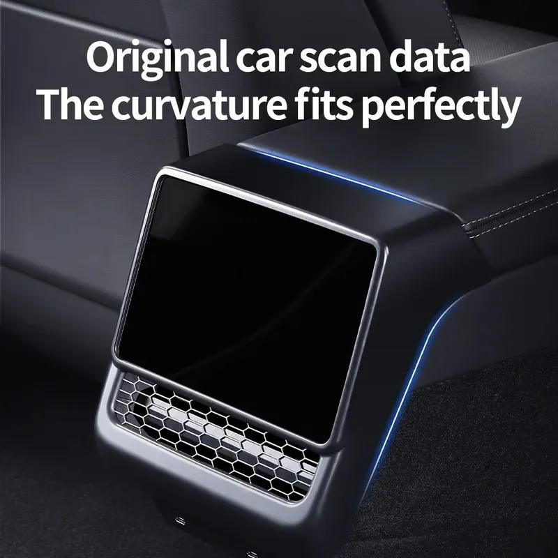 For Tesla Model 3/Y Highland Juniper  Rear Center Console Air Outlet Cover Vent Outlet Dust Cover Car Styling Accessories