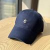 New baseball cap women's spring and summer simple wide brim big head circumference soft top cap showing face small sun hat