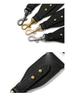 Ma Huang Shi Women's Genuine Leather Vintage Saddle Bag Strap with Rivets