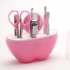 8-Piece Apple Nail Art Manicure Set with Nail Clippers