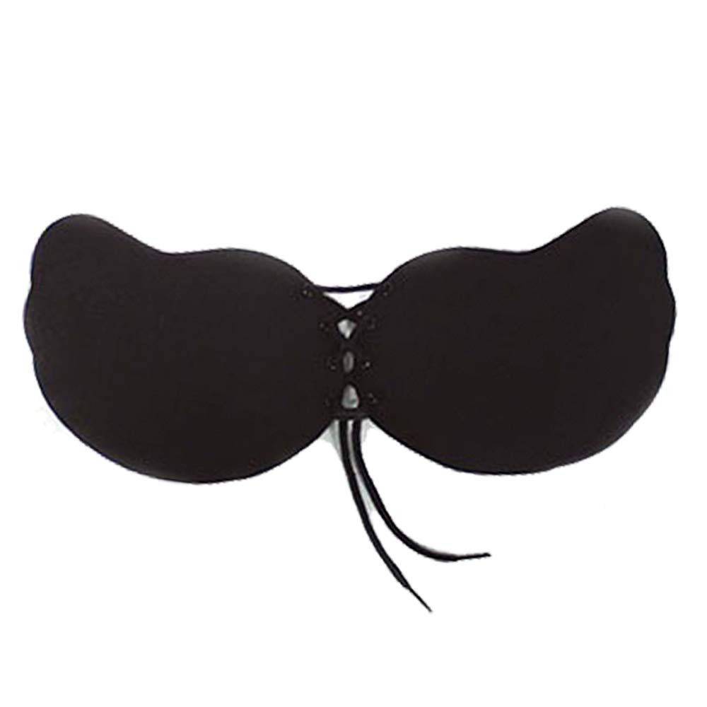 Velform Perfect Cleavage Strapless Set of 2 and Adhesive Velform Perfect Cleavage E-Chance Bra, (Black Nude) - Bust-Enhancing Bra, Bra,