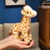 Plush Giraffe Doll Soft Cute Stuffed Giraffe Standing Plush Animal Toy Fluffy Giraffe Ornament for Home Kids Room Nursery Decor