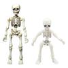 Figura de Esqueleto para Figura de Ação de Boneca Decoração de Halloween Esqueleto com Articulação Móvel para Boneca Casa Assombrada