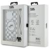 Karl Lagerfeld Klhmp15Xhckcklct Iphone15 Pro Max 6.7 Transparent Hardcase Iml Crossbody Monogram Karl & Choupette Head Magsafe