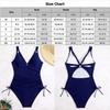 One Piece Swimsuit Vintage Swimwear Women Backless Swimwear Solid Push Up Bikini Drawstring Side Slim Tummy Control Bathing Suit