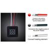 3.7-12V Waterproof Button Switch 3 Gears Adjustable Temperature Controller Electric Heating Clothing Accessories