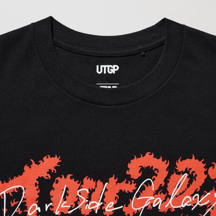 Uniqlo X Disney Collaboration SS23 Star Wars Darth Vader Graphic Short Sleeve T-Shirt Unisex Tops Black 463095-09