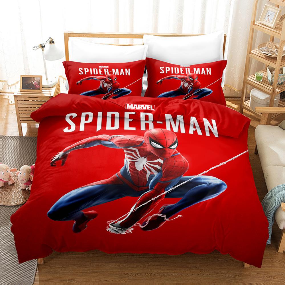 Home Textile Quilt Cover Pillowcase 3D Digital Printing Three-Piece Set