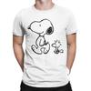 Casual Peanuts Snoopy Dancing T Shirt For Unisex Unisex Round Neck Short Sleeve Top Tee Cotton Summer Tops