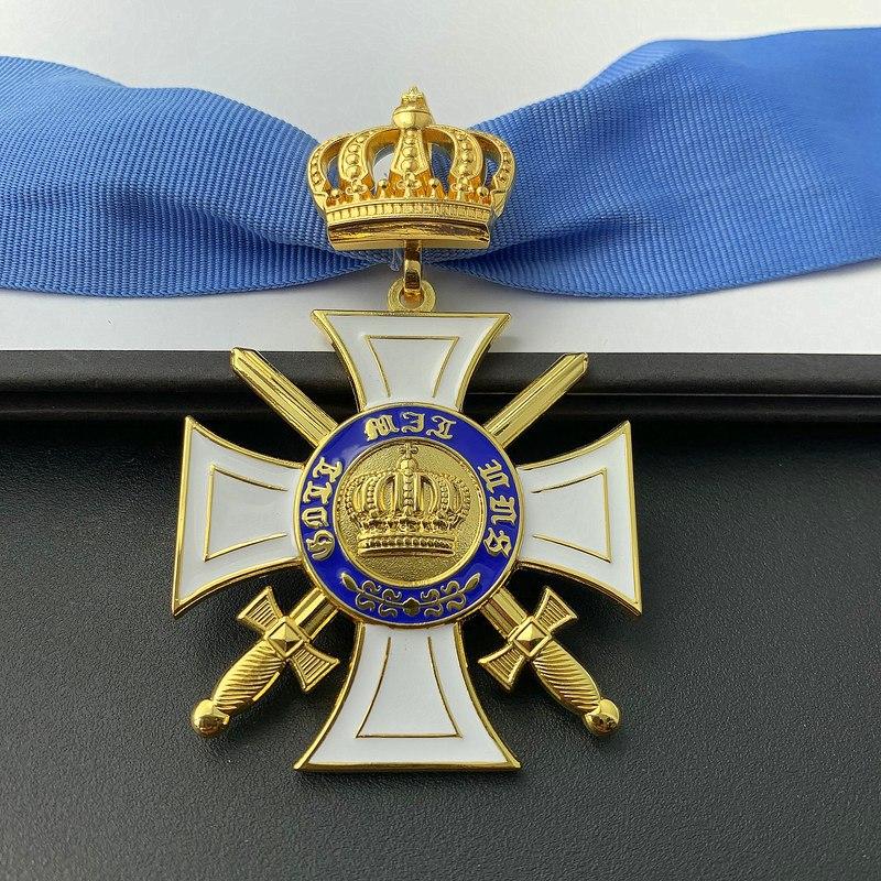 Medalha Prussiana, Classe de Cavaleiro, Coroa, Insígnia da Cruz, Medalha Alemã, Medalha Comemorativa Estrangeira, Colar, Broche, Presente de Natal, Enchimento de meias