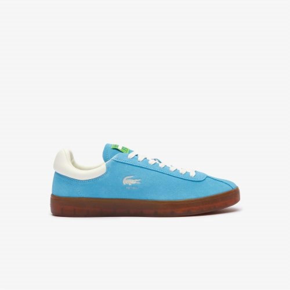 

LacoSte Men S baSeShot Suede SneakerS [blue] 250