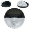 SOL0694 Solar garden lamp, black plastic lamp, 11.3 x 11.3 x 4.5