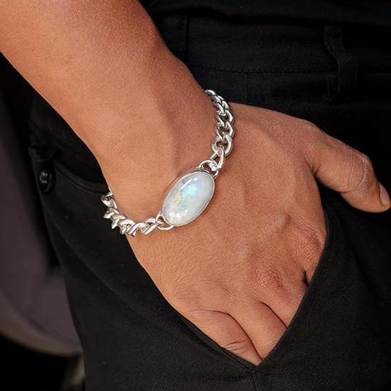 AAA Pyrite Black Tourmaline Firoz Green Onyx Carnelian Suleimani Haki Tiger Eye Malachite Rose Quartz Gemstone Bracelet for Men and Boys