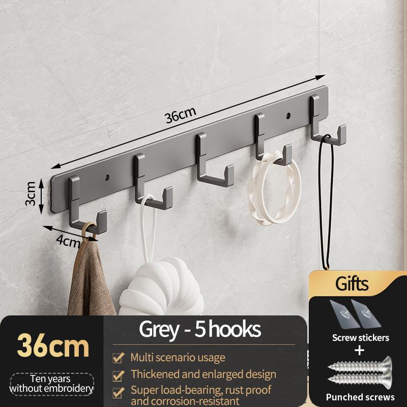 Ingen boring Dør Bak Krok Oppbevaring Vegghengt Kleshenger Kleskroker Henger Soverom Organizer Oppbevaring Kjøkkenkrok