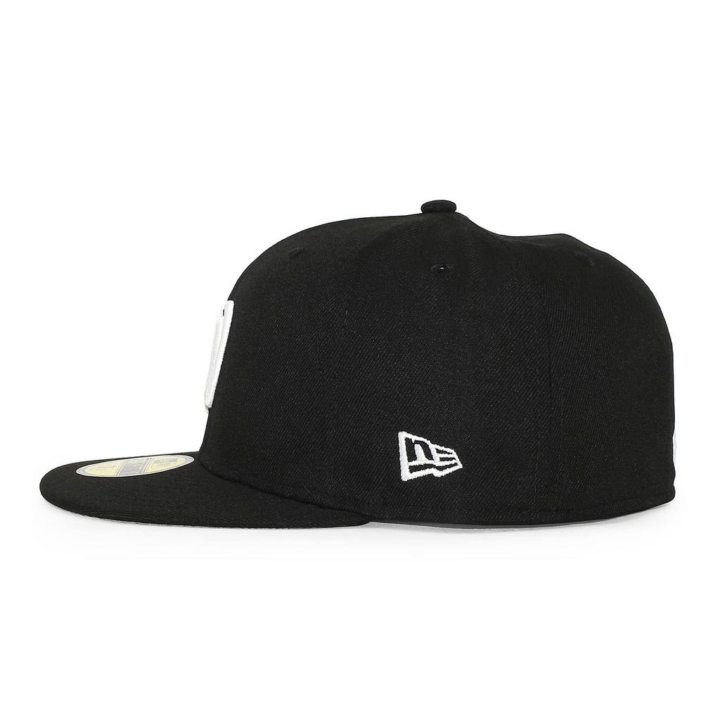 [New Era] 59FIFTY Washington Nationals [MLB TEAM-BASIC FITTED CAP] WASHINGTON NATIONALS Major League Baseball Hat Black (8-14 (approx. 65.4 cm))