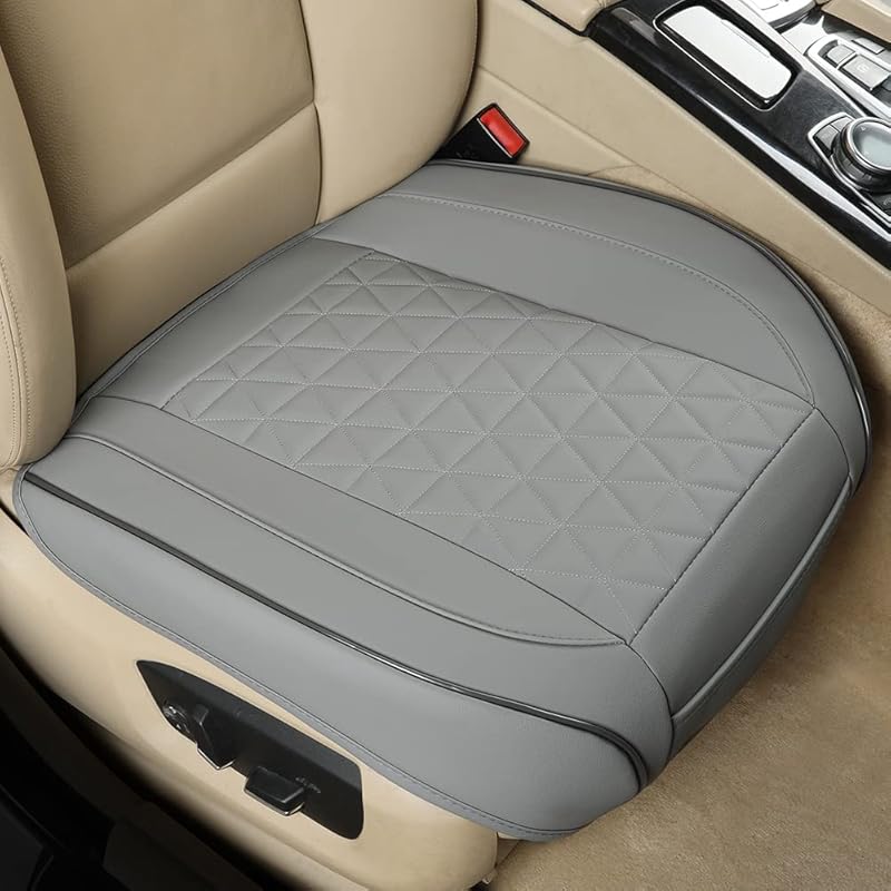 Black Panther Luxury Faux Leather Car Seat Cover Front Bottom Seat Cushion Cover, Anti-Slip And Wrap Around The Bottom, Fits 95% Of Vehicles - 1