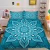 3D Beautiful Mandala Printing Woman Bed Set Cover Double Size Duvet Cover Polyester Comforter Cover Suit