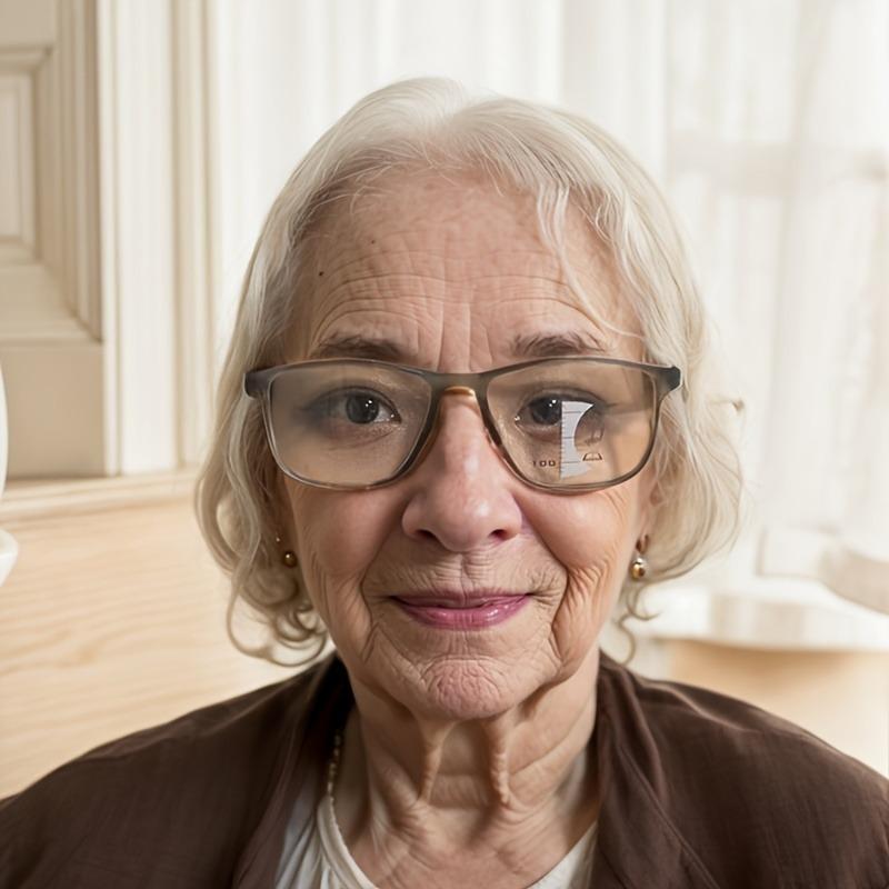 Progressive Multi-Focus Anti-Blue Light Reading Glasses Satisfying the Needs of Far and Near Use