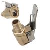 Car Tire Air Chuck Inflator Pump Valve Connector Clip-on Adapter Car Brass 8mm Tyre Wheel Valve For Inflatable Pump