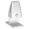 4 pièces Pince de fixation pour écran de bureau Type T Alliage d'aluminium Argent Support de fixation pour cloison de bureau pour