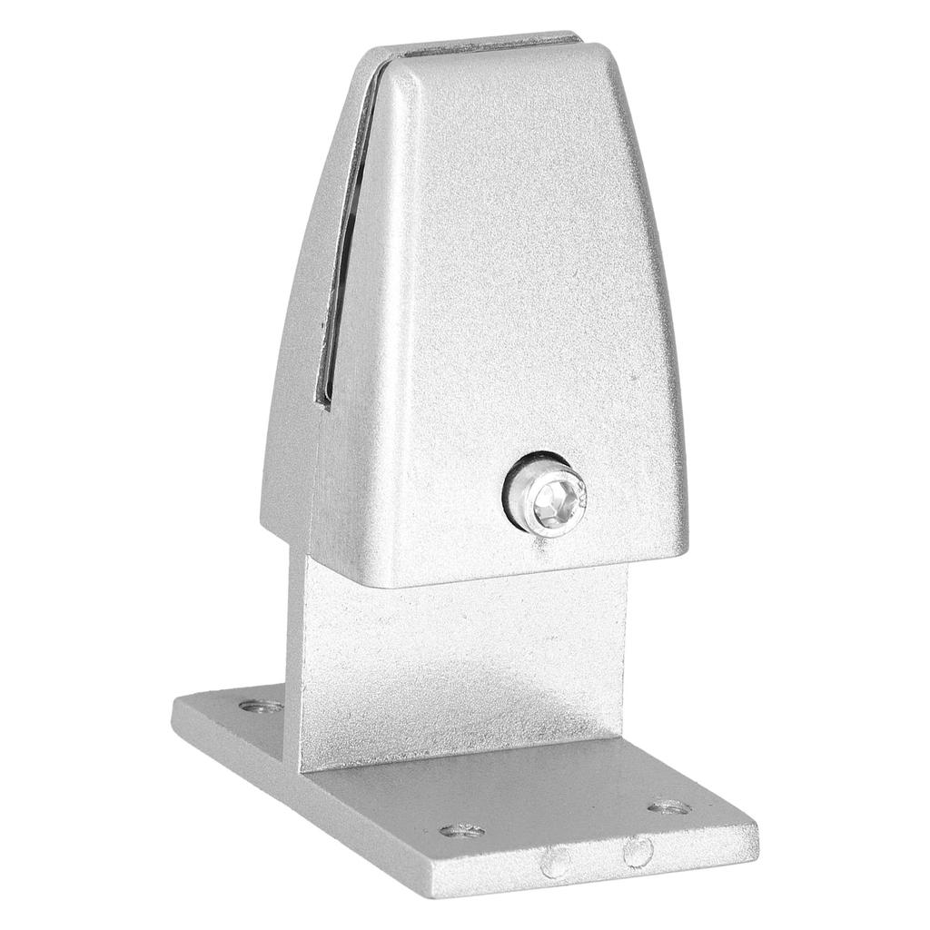 4 pièces Pince de fixation pour écran de bureau Type T Alliage d'aluminium Argent Support de fixation pour cloison de bureau pour