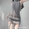 Sex Underwear Pure Desire Wind Backless Hip-wrapped Sweater Sexy Clothes Pajamas Women's No-take-off Uniform