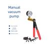 Manual Brake Bleeder Vacuum Pump Kit Automotive Fluid Tester with Gauge Adapters 2 In 1 Handheld Pistol Test Tool for Car Truck
