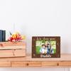 Dad Gift, We Love You Daddy Picture Frames, Father's Birthday Wood Picture Frame Gift, Family Wooden Photo Frame Fitting a 4x6 Inch Photo, Display on