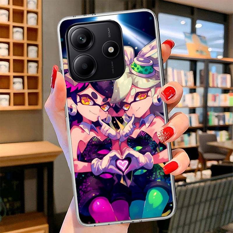 

Game S-Splatoons Phone Case For Xiaomi Redmi Note 15 14 13 12 11 10 Pro Plus 14S 12S 11S 11T 11E 10S Soft Fundas Shell Redmi Not Redmi Note 15 Pro 4G