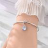 copper Winter Snowflake Cat Crystals Pendant Charm Compatible With Authentic Charm Bracelets Women Do It Yourself Jewellery Gift