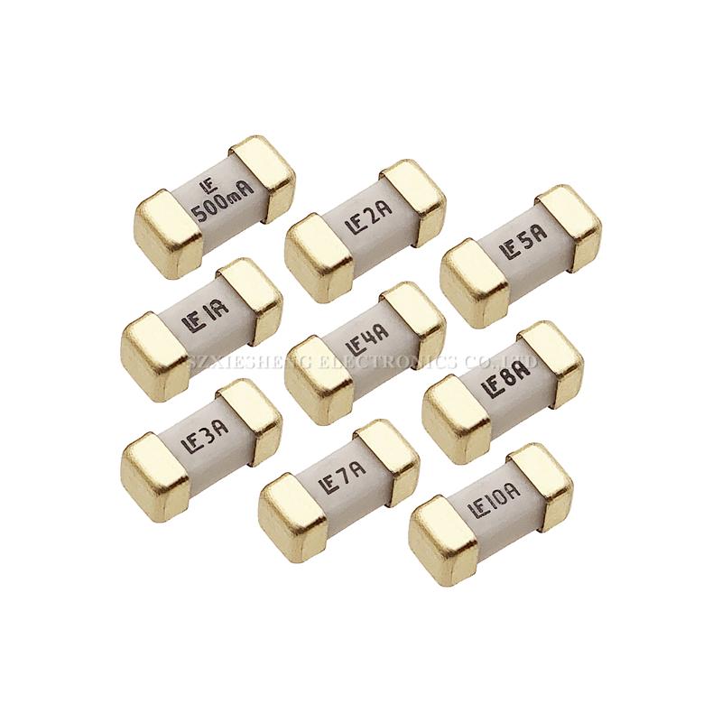 10 PIÈCES 1808/2410 Fusible Rapide SMD 0451 62mA 100mA 200mA 375mA 500mA 750mA 1A 2A 3A 4A 5A 6.3A 7A 8A 10A 12A 15A 20A 125V/65V Porte-Fusibles1