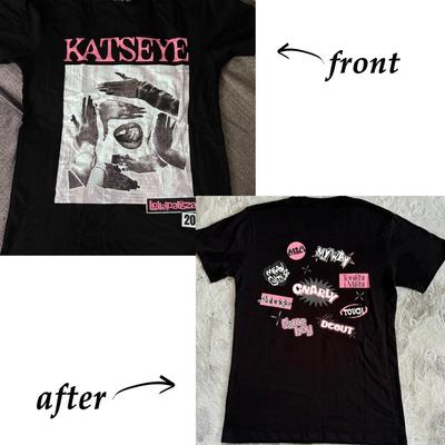 Katseye Lollapalooza 2025 Exklusives Nachdruck T-Shirt