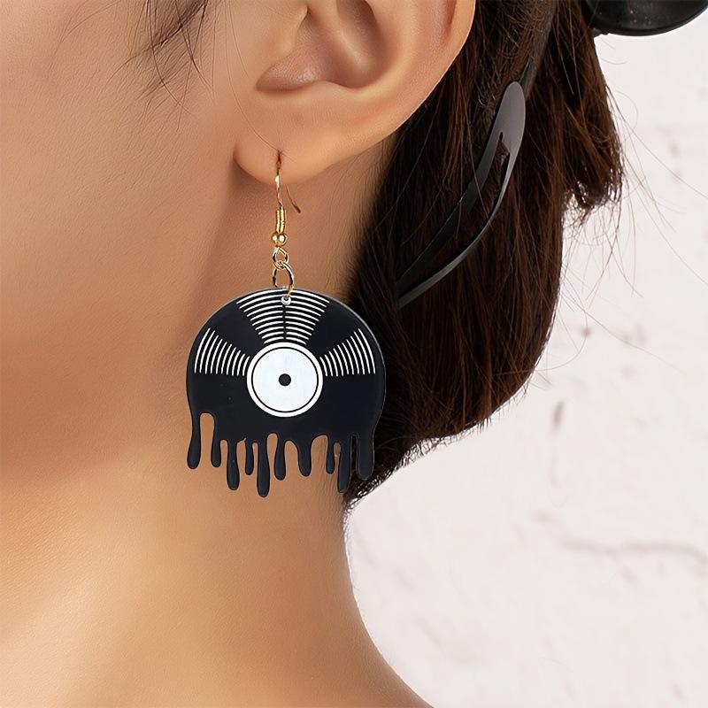 New Hot Sale Vinyl Music Festival Earrings Earrings Pendant Accessories
