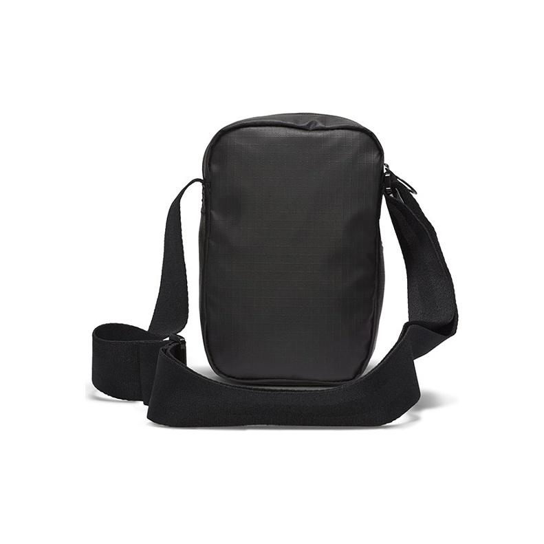 Nike Heritage Solid Color Logo Zipper Shoulder Crossbody Bag Unisex bags Black DB4696-010