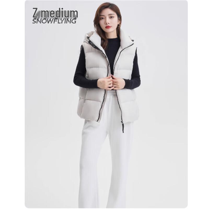 

SNOWFLYING 2025 Couple s Goose Down Stand Collar Vest 2XL